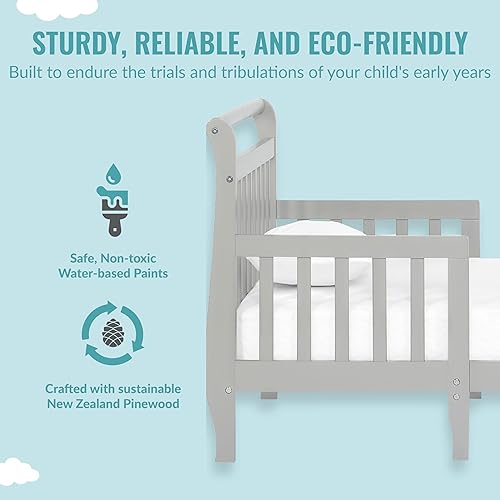 Emma 3-In-1 Convertible Toddler Bed In Fuschia Pink, Converts To Two Chairs And-Table, Low To Floor Design, JPMA Certified, Non-Toxic Finishes, Safety Rails - Jamouz