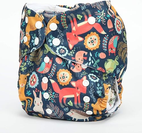 2 to 7 Years Old Junior Big Cloth Diaper Pocket Reusable Baby Kids Toddler (Be Brave) - Jamouz