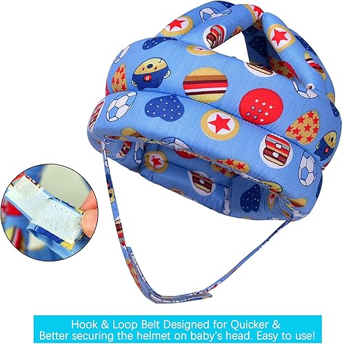 Baby Helmet for Crawling Walking Soft Cushion No Bumps - Jamouz