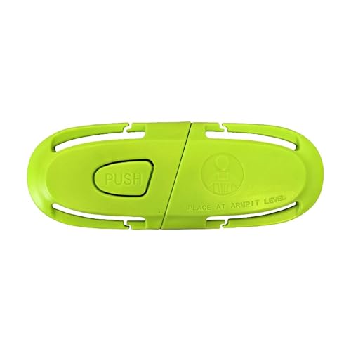 Universal Child Car Seat Chest Harness Clip Universal Safer Belt Clip Buckle Lock Stroller Chest Clip Adjustable Guard for Baby and Kids (Black) - Jamouz