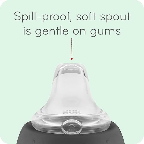 NUK Learner Cup, 6+ Months, Timeless Collection,  Exclusive, 5 Oz, Pack of 2 – BPA Free, Spill Proof Sippy Cup - Jamouz