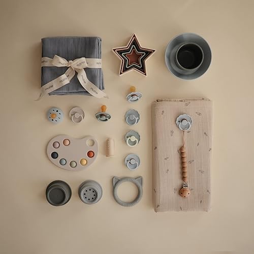 mushie Silicone Baby Teether Toy | Pretzel - Jamouz