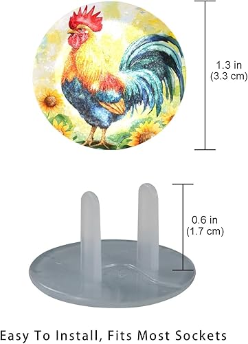 12 PCS Baby Child Proofing Outlet Covers, Electrical Safety Socket Protection Caps for 2-Prong Power Wall Plate Pure Black, czbhg-001 - Jamouz