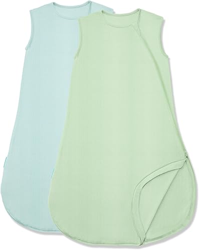 Supersoft Sleep Sack 0.5 TOG, Premium Bamboo Viscose Sleeping Bag Thin Baby Wearable Blanket 2-Way Zipper Sleep Sack - Jamouz