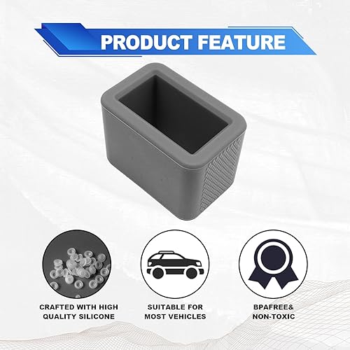 stymart 2PCS Safety Belt Buckle Holder, Silicone Safety Belt Buckle Booster, Keep the Safety Belt Buckle Upright and Stable, Silicone Safety Belt Buckle Booster Suitable for Kids (Black) - Jamouz