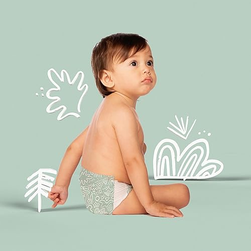 Hello Bello Premium Diapers Size 4, Honeysuckle Designs, 58ct Club Box, Hypoallergenic and Extra Absorbent - Jamouz