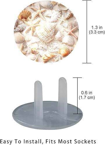 12 PCS Baby Child Proofing Outlet Covers, Electrical Safety Socket Protection Caps for 2-Prong Power Wall Plate Pure Black, czbhg-001 - Jamouz