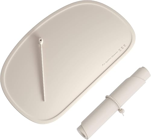 Cuddle Campus Set of 3 Silicone Placemats with Raised Edges for Kids,Toddlers,Babies, Non-Slip Dinning Table Mat, Baby Eating Mat, Food Mat - Jamouz