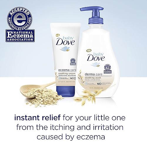 Baby Dove Derma Care Soothing Wash Skin Care with Colloidal Oatmeal Suitable for eczema prone skin 13 oz - Jamouz