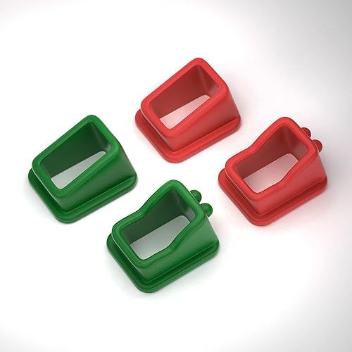 G Ganen 2-Pack Buckle Holder Compatible with Baby Seat - Keep Buckle in Upright Position and Makes Buckling Easier (Red, Regular) - Jamouz