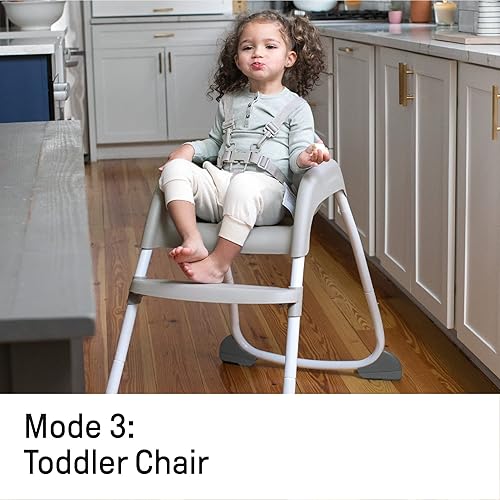 Ingenuity Full Course 6-in-1 High Chair - Baby to 5 Years Old, 6 Convertible Modes, 2 Dishwasher Safe Trays - Astro, 13108 - Jamouz