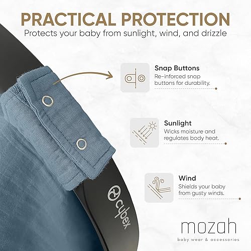 MOZAH Baby Multi-Use Cover: 9-in-1 Car Seat Covers Canopy Cover, Breathable Breastfeeding Cover, Stroller Cover & More, Boys & Girls Shower Gifts (Warm Taupe) - Jamouz