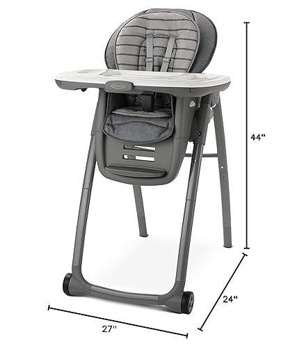 Graco Table2Table Premier Fold 7 in 1 Convertible High Chair | Converts to Dining Booster Seat, Kids Table, and More, Maison - Jamouz