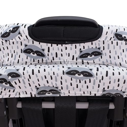 JYOKO Kids Cover Liner for car seat Compatible with Graco Extend2fit, 100% Cotton Made (Raccoon) - Jamouz
