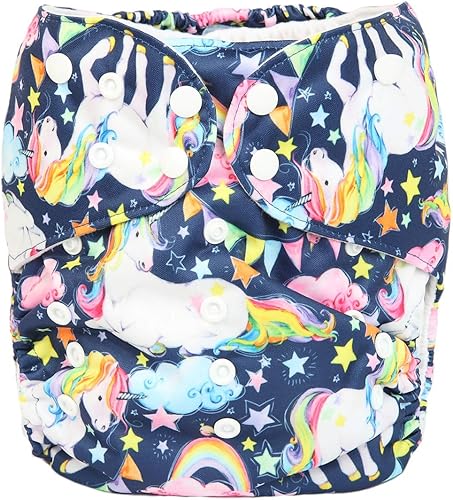 2 to 7 Years Old Junior Big Cloth Diaper Pocket Reusable Baby Kids Toddler (Be Brave) - Jamouz