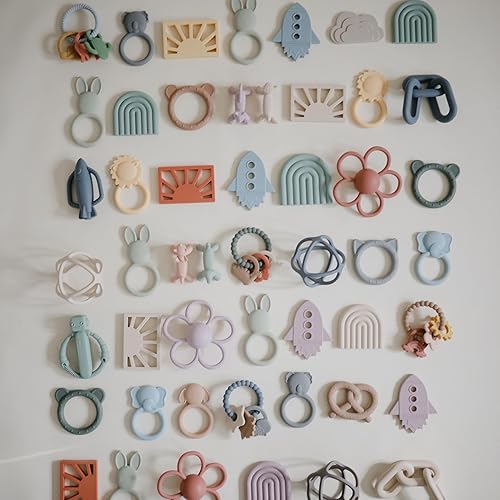 mushie Silicone Baby Teether Toy | Pretzel - Jamouz