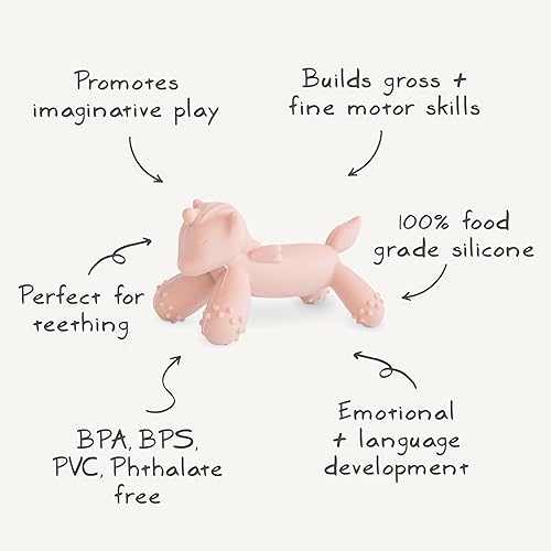 mushie Silicone Baby Teether Toy | Pretzel - Jamouz