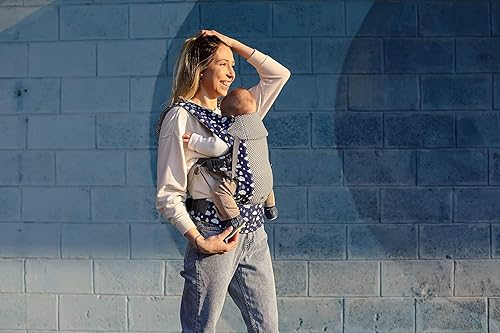 Beco Baby Carrier Gemini Newborn to Toddler-Front, Back and Hip Seat Carrier,Baby Carrier Backpack & Baby Front Carrier with Adjustable Seat,Ergonomic Baby Holder 7-35lbs (Grey) - Jamouz