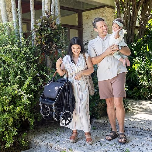 Joie Nutmeg Compact Travel Stroller – Lightweight, with One-Hand Fold, Multi-Position Recline – Newborn to Toddler Travel-Friendly Design (Shale) - Jamouz