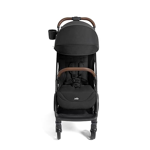 Joie Nutmeg Compact Travel Stroller – Lightweight, with One-Hand Fold, Multi-Position Recline – Newborn to Toddler Travel-Friendly Design (Shale) - Jamouz