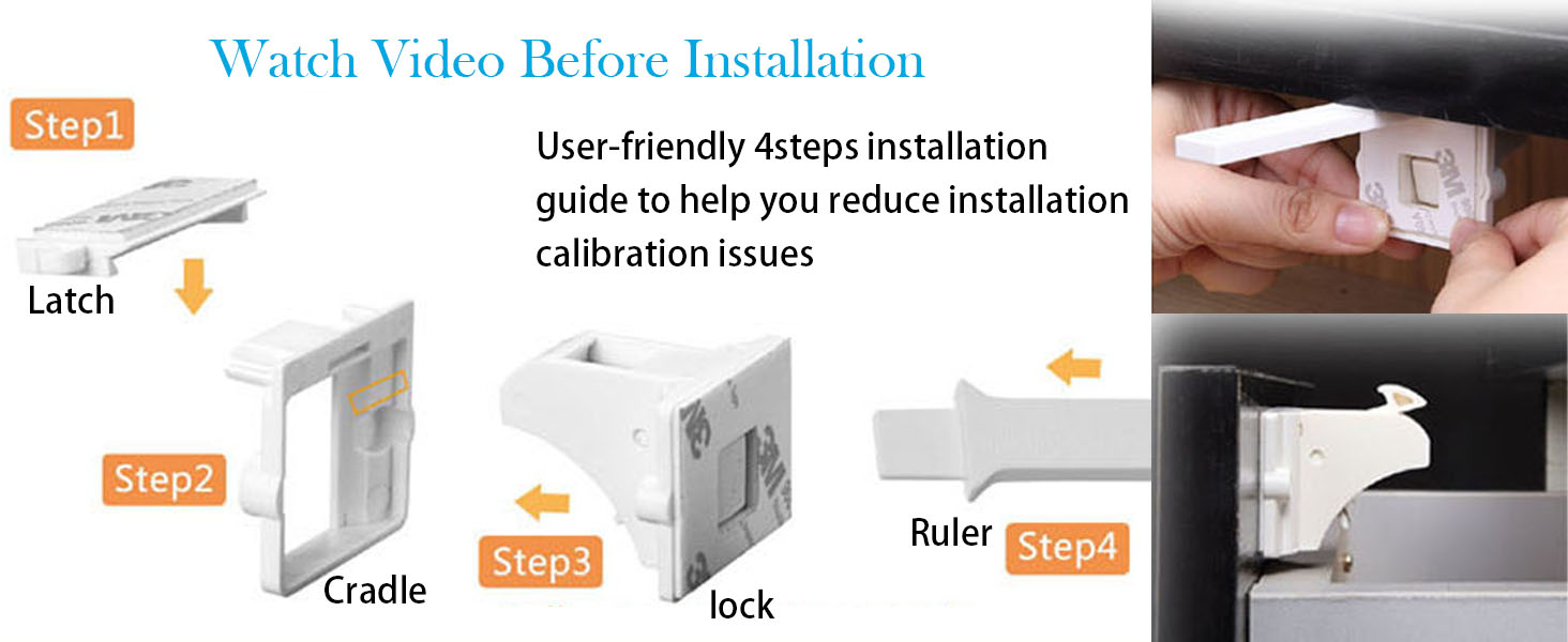 vmaisi magnetic cabinet locks installation