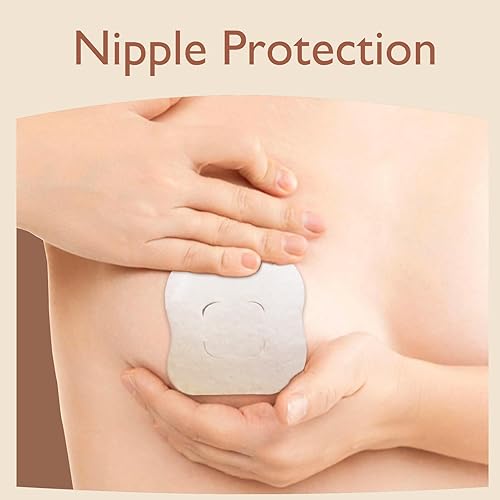 Hydrogel Nipple Gel Pads for Breastfeeding: Soothing Nursing Pads Reusable Instant Cooling Relief | Promotes Healing Irritated Nipples - 6 Packs(12 Count) - Jamouz