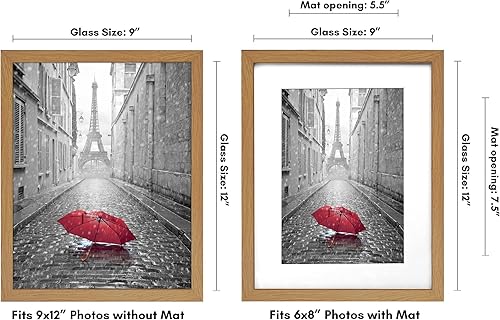 Americanflat 12x16 First Year Photo Frame with Shatter-Resistant Glass - Fits Twelve 2x3 Photos and One 5x7 Picture - Collage Frame for Nursery Decor, Newborn Mom Gift or Baby Shower - Silver - Jamouz