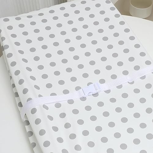 Waterproof Bassinet Sheet Compatible with Graco Pack n-Play Dome LX Bassinet(not playard), 2 Pack Jersey Knit Super Soft for Baby Green Botanical Leaf & Dots - Jamouz