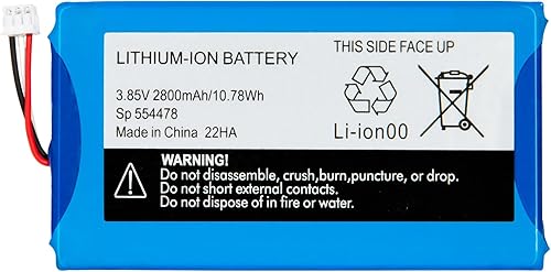 Replacement for Infant Optics DXR-8 Pro Battery Sp 554478 3.85V 2800mAh Lithium Ion Battery (Not Compatible with DXR-8 Baby Monitor) - Jamouz