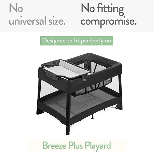 Joey + Joan Waterproof Pack and Play Mattress Pad Protector Cover – Compatible with 4moms Breeze Plus Playard, Baby Trend, Dream on Me, Pamo Babe – 2 Pack Quilted Bamboo Playard Sheets – 30' x 43' - Jamouz