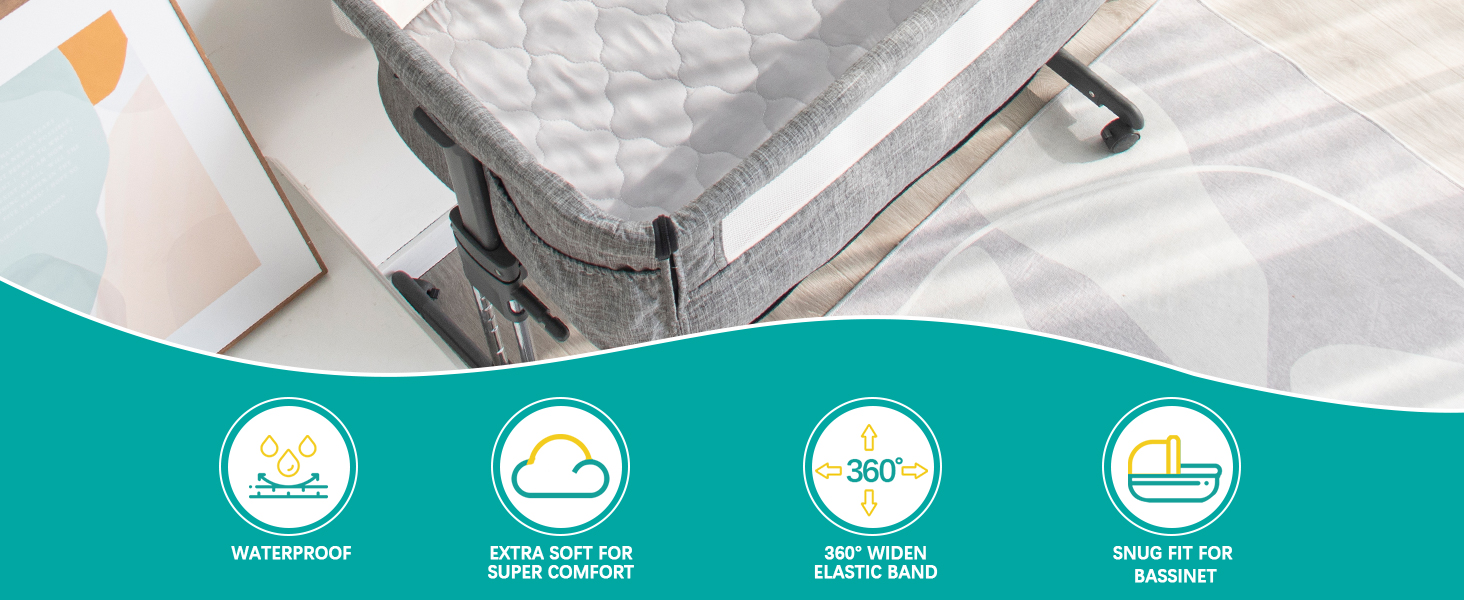 bassinet mattress pad