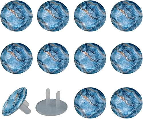 12 PCS Baby Child Proofing Outlet Covers, Electrical Safety Socket Protection Caps for 2-Prong Power Wall Plate Pure Black, czbhg-001 - Jamouz