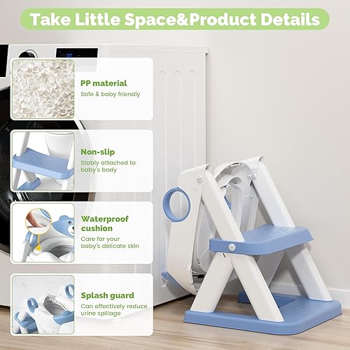 Training Toilet Ladder, Multi-Use, Convenient and Suitable for Most Situations，Girls, Boys - Jamouz