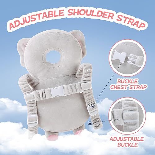 Baby Head Protector Backpack: Alarm Function,Adjustable and Ultra-Light(Bee) - Jamouz