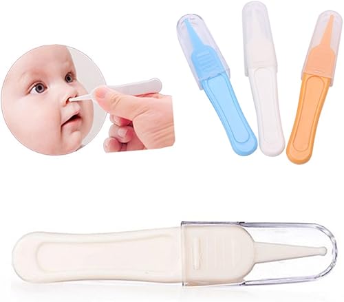 Baby Care Ear Nose Navel Cleaning Tweezers Safety Forceps Plastic Cleaner Clip - Jamouz