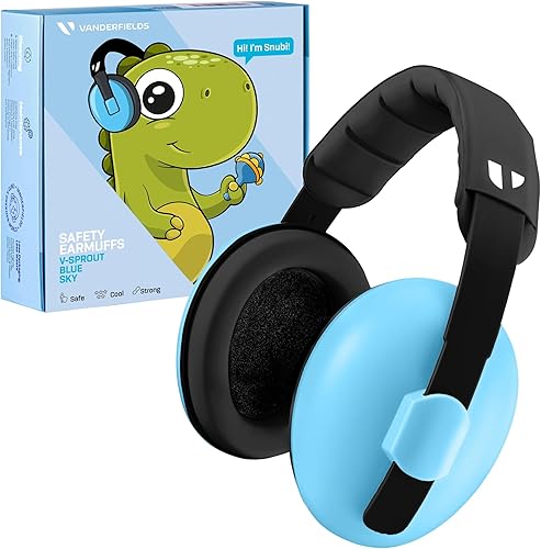 Vanderfields Baby Ear Protection Noise Cancelling Headphones for Babies, Toddlers, Infants 3 months to 2 years - Jamouz