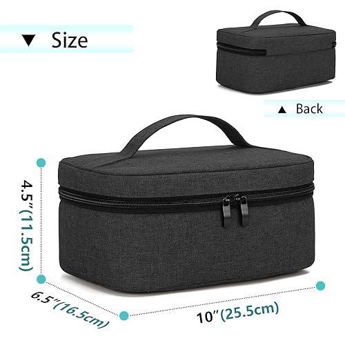 BAFASO Wearable Breast Pump Bag Compatible with Elvie and Momcozy Breast Pump, Case for Wearable Breast Pump and Extra Parts (Patent Pending), Gray - Jamouz