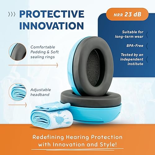 Schallwerk ® Mini+ Baby Ear Muffs – Noise Protection for Babies, Infants, Toddlers – CE & ANSI Certified Headphones - Jamouz