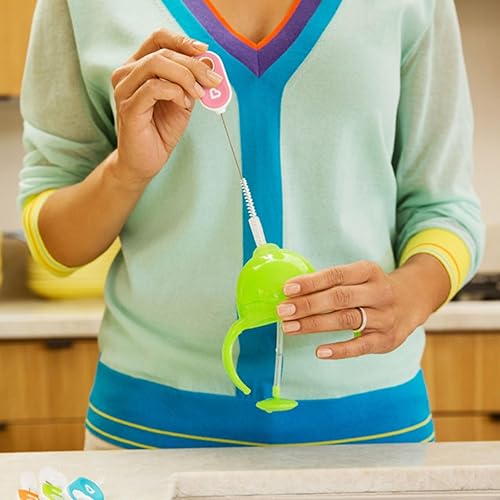Munchkin® Details™ Bottle and Cup Cleaning Brush 4 Piece Set with Key Ring - Jamouz
