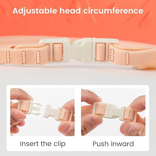 FUNUPUP 2 Pack Baby Shower Cap for Kids, Adjustable Toddler Hair Washing Bathing Cap Shield Baby Shower Visor Shampoo Cap Protect Baby Eyes (Dinosaur) - Jamouz