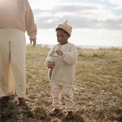 mushie Silicone Baby Teether Toy | Pretzel - Jamouz