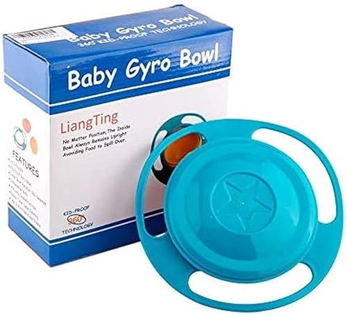 360 Spill Resistant Gyro Bowl with Lid… - Jamouz