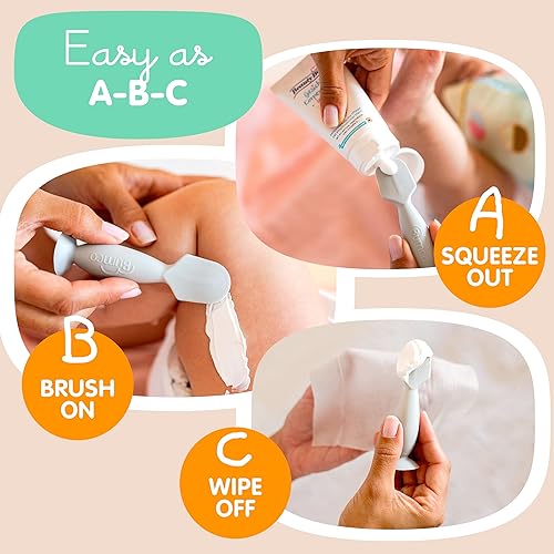 Bumco Diaper Clutch Bag - Mini Diaper Cream Spatula & Wipes Dispenser, BPA-Free Butt Spatula Baby Essentials - Jamouz