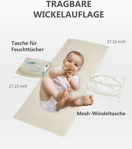 CEI-CEI Neoprene Diaper Bag Backpack with Changing Pad, Large Newborn Baby Maternity Bags Travel Tote with Insulated Pockets (Black) - Jamouz