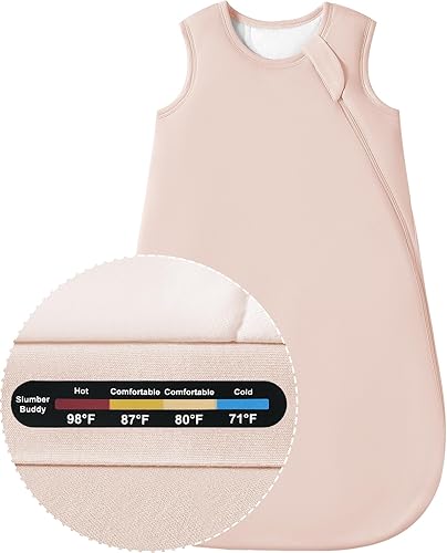 Baby Bamboo Viscose Sleep Sack, 70% Rayon Made from Bamboo 30% Cotton 1.0 TOG Months Toddler Infant - Jamouz