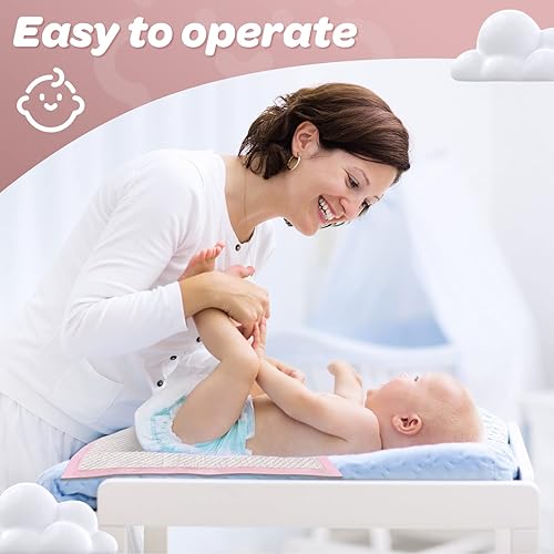 Disposable Changing Pad Liners Pack of 100 Baby Incontinence Changing Pads Diaper UnderPads Ultra Soft Super Absorbent Waterproof Mat 13 x18 in - Jamouz
