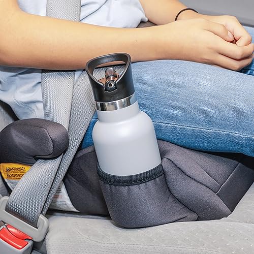 Diono Solana, No Latch, Pack of 2 Backless Booster Car Seats, Lightweight, Machine Washable Covers, Cup Holders, Black - Jamouz