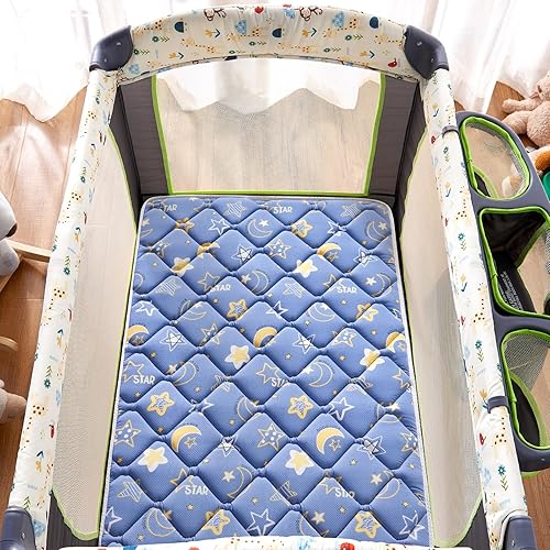 Pack and Play Mattress Topper - 38' x 26' x 1.5', Soft & Firm Premium Foam Pack N Play Mattresses Pad, Odorless Baby Foam Playpen Mattresses,Portable Playard Mattress Topper- Breathable & Comfort - Jamouz