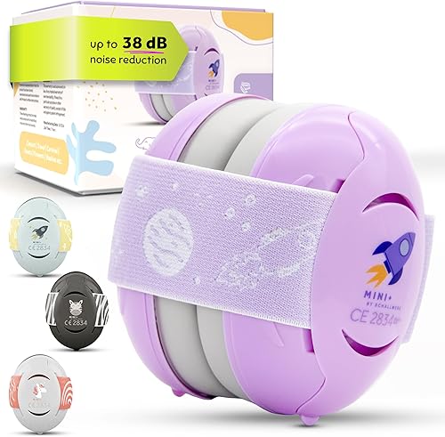 Schallwerk ® Mini+ Baby Ear Muffs – Noise Protection for Babies, Infants, Toddlers – CE & ANSI Certified Headphones - Jamouz