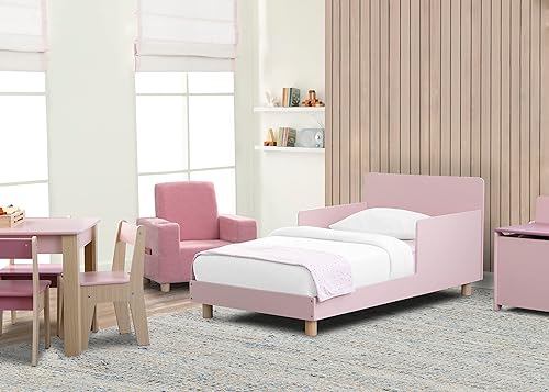 GAP GapKids Toddler Bed - Greenguard Gold Certified, Blush/Natural - Jamouz